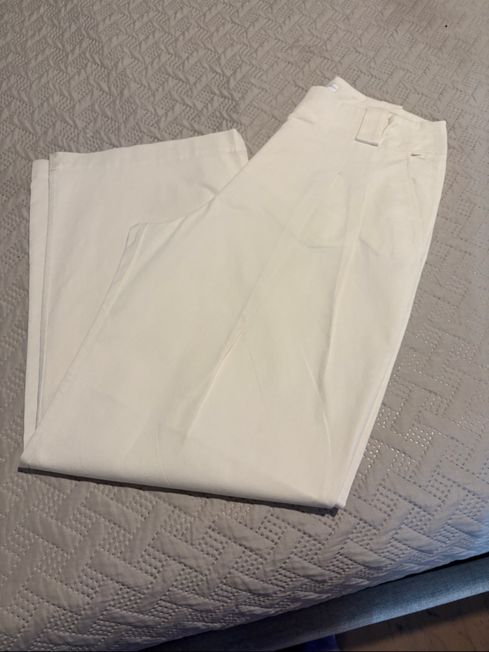 Mango belted tailored pants in beige - Picture 3 of 4
